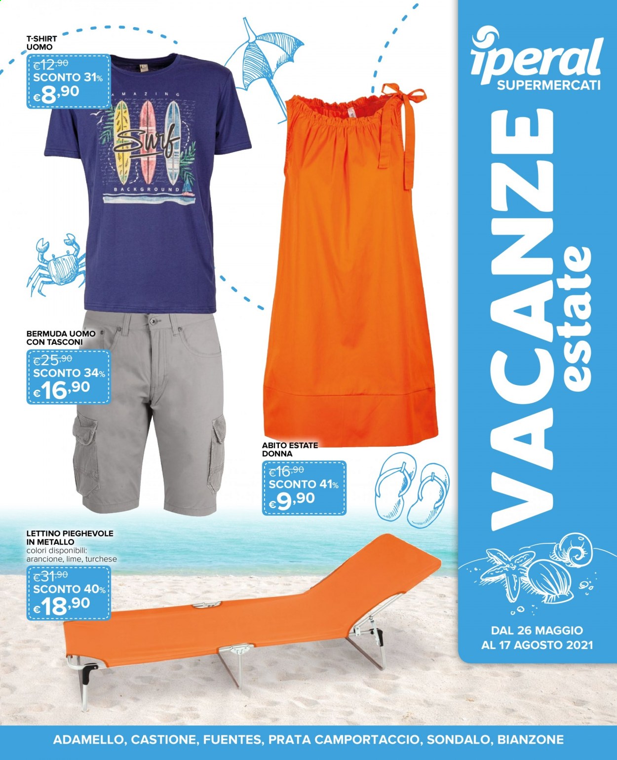 Volantino Iperal - 26/5/2021 - 17/8/2021. Pagina 1
