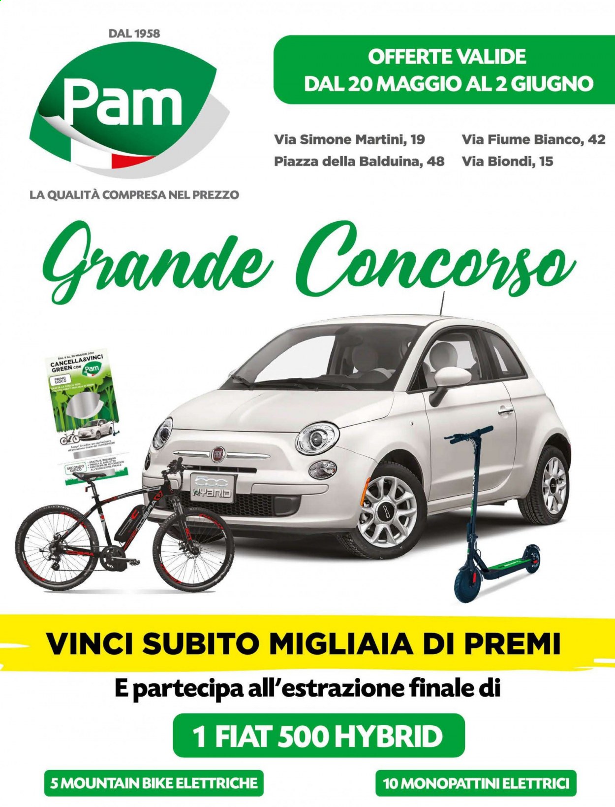 Volantino Pam Panorama - 20/5/2021 - 2/6/2021. Pagina 1