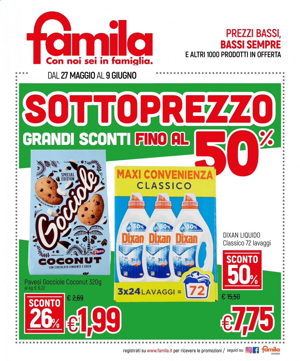 Volantino Famila - 27/5/2021 - 9/6/2021. Pagina 1