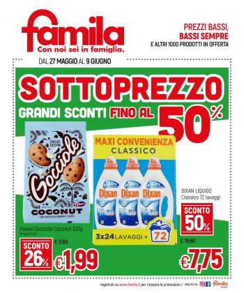Volantino Famila - 27.5.2021 - 9.6.2021.