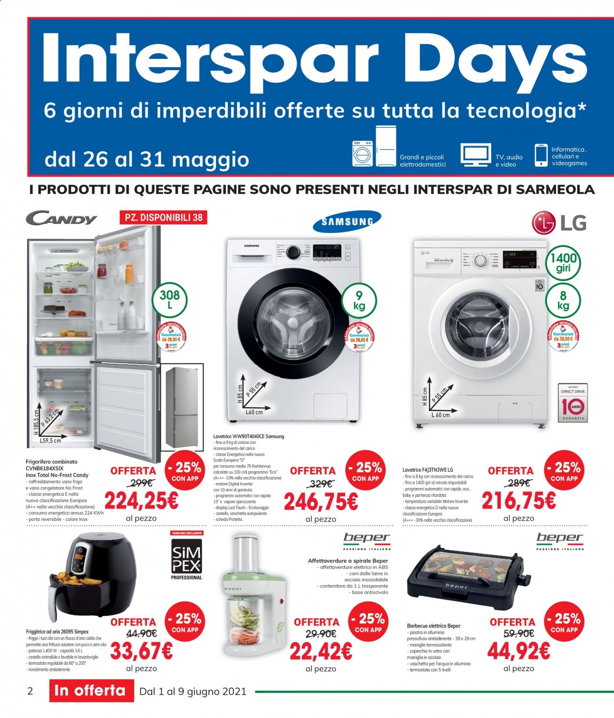 Volantino Interspar - 27/5/2021 - 9/6/2021. Pagina 2