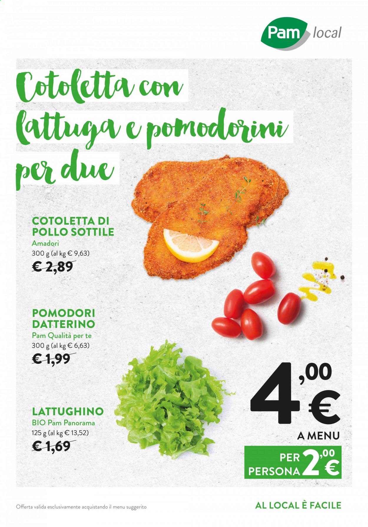 Volantino Pam local. Pagina 1