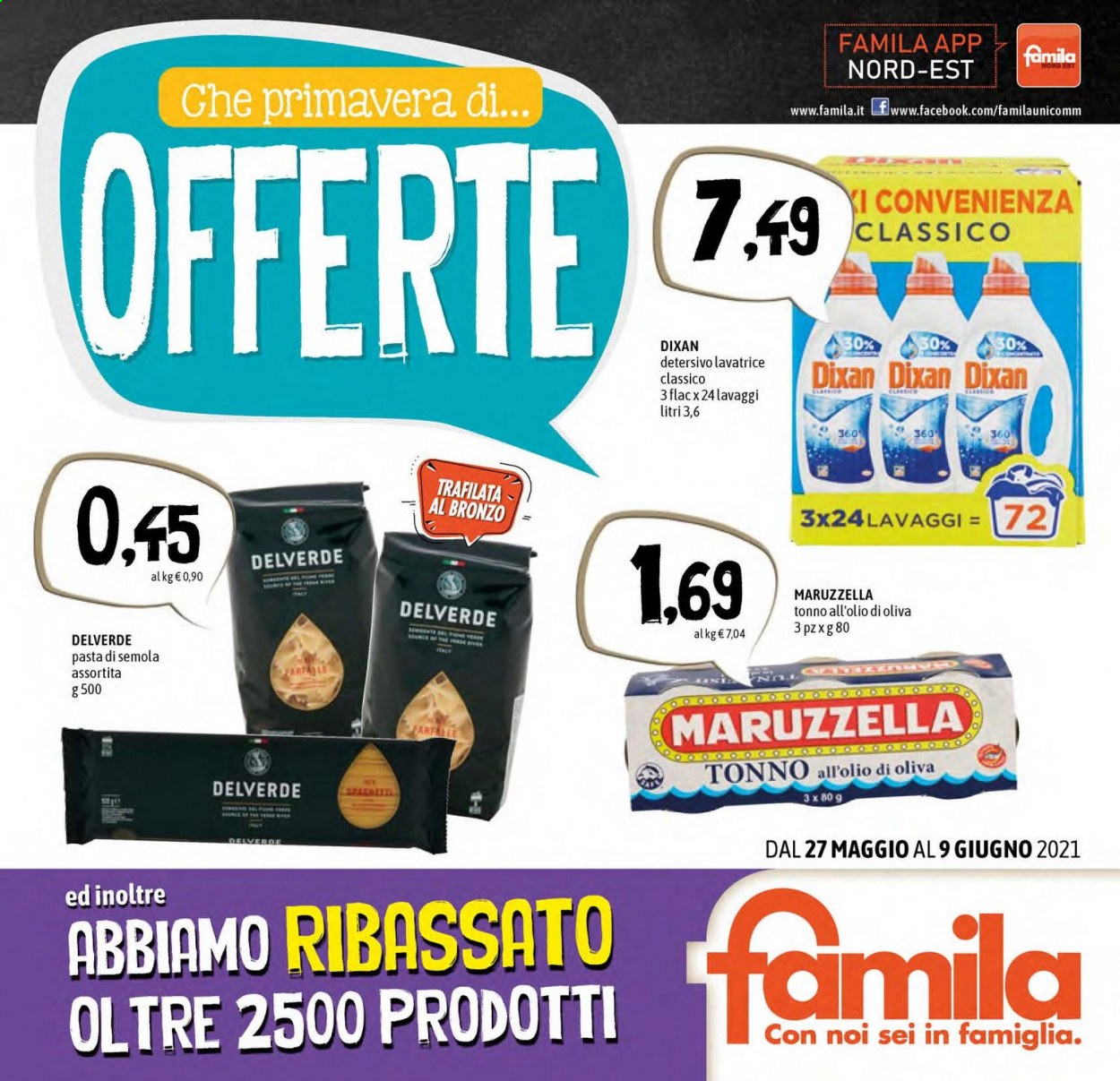 Volantino Famila - 27/5/2021 - 9/6/2021. Pagina 1