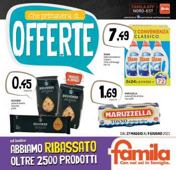 Volantino Famila - 27.5.2021 - 9.6.2021.