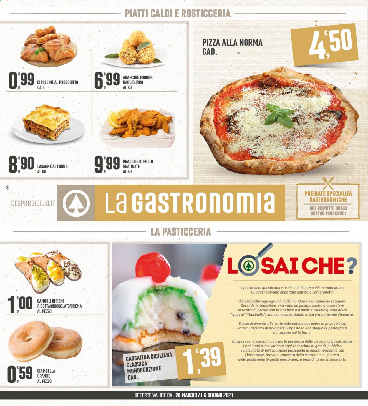Volantino Eurospar - 28/5/2021 - 6/6/2021. Pagina 8