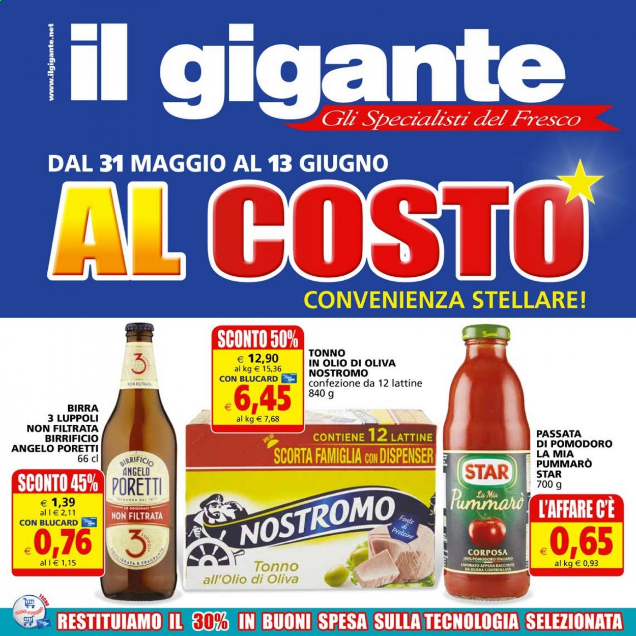 Volantino Il Gigante - 31/5/2021 - 13/6/2021. Pagina 1
