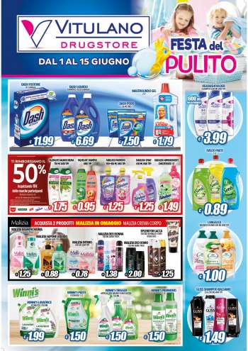 Volantino Risparmio Casa Vitulano Drugstore - 1.6.2021 - 15.6.2021.