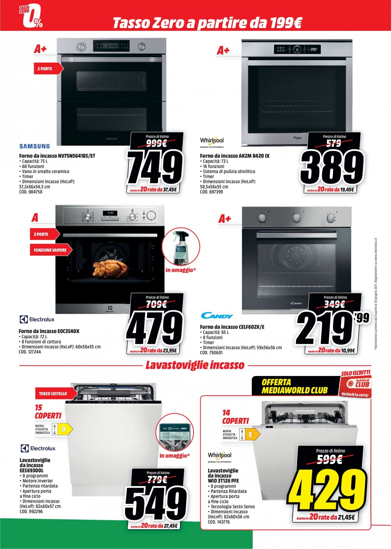 Volantino MediaWorld - 1/6/2021 - 10/6/2021. Pagina 20