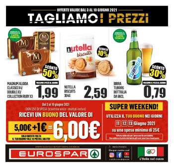 Volantino Eurospar - 3.6.2021 - 10.6.2021.