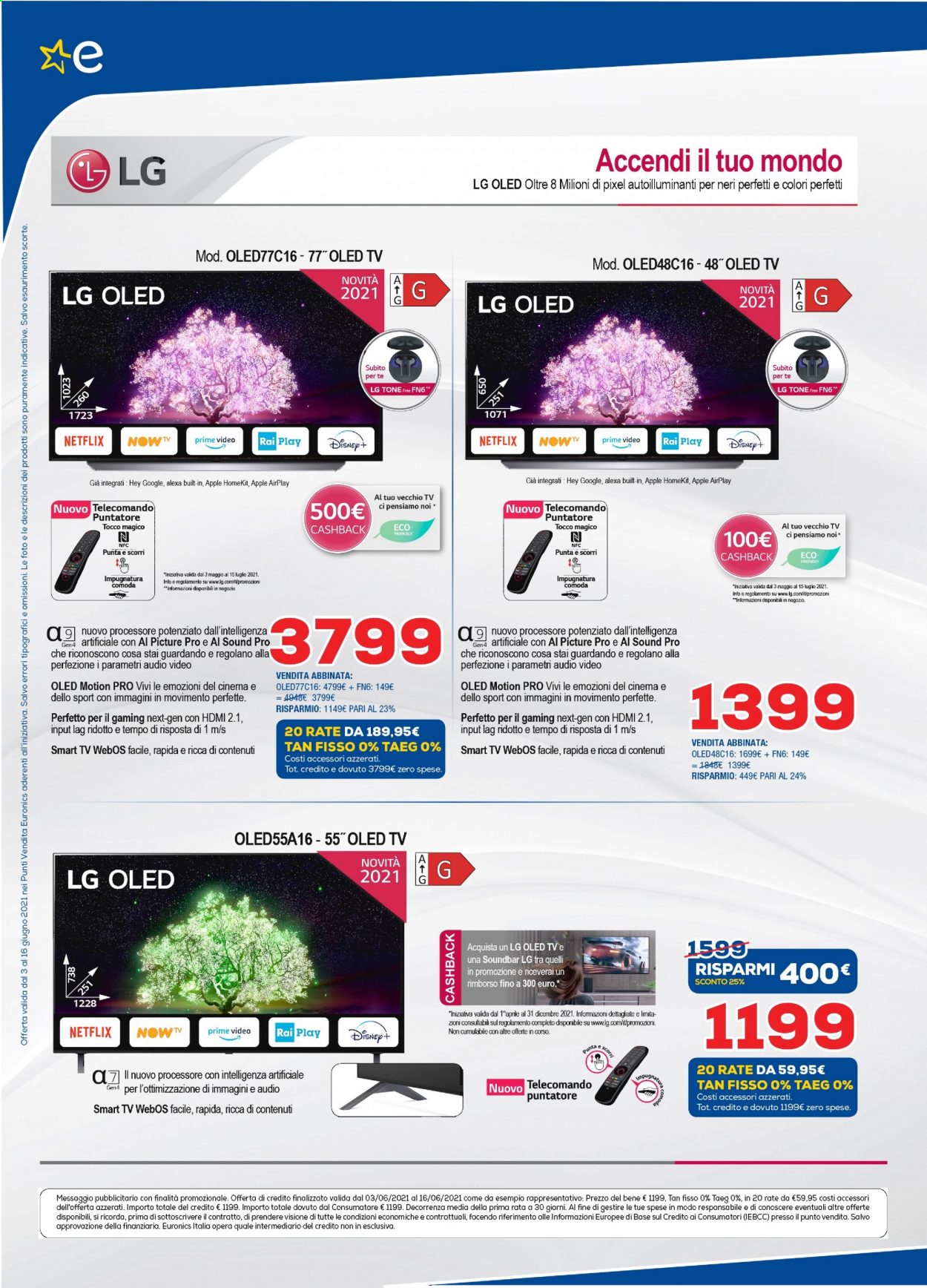 Volantino Euronics - 3/6/2021 - 16/6/2021. Pagina 2