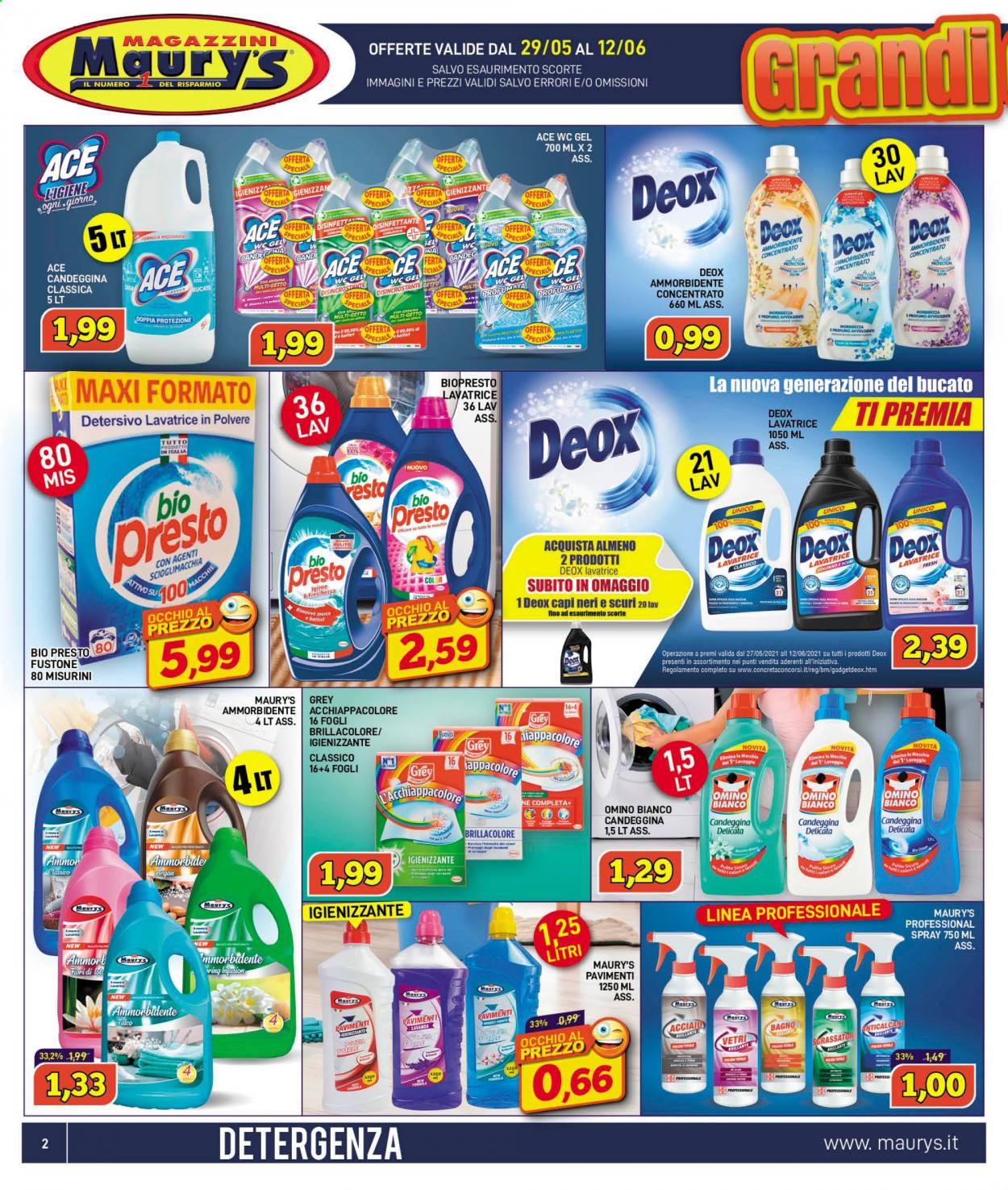 Volantino Maury's - 29/5/2021 - 12/6/2021. Pagina 2