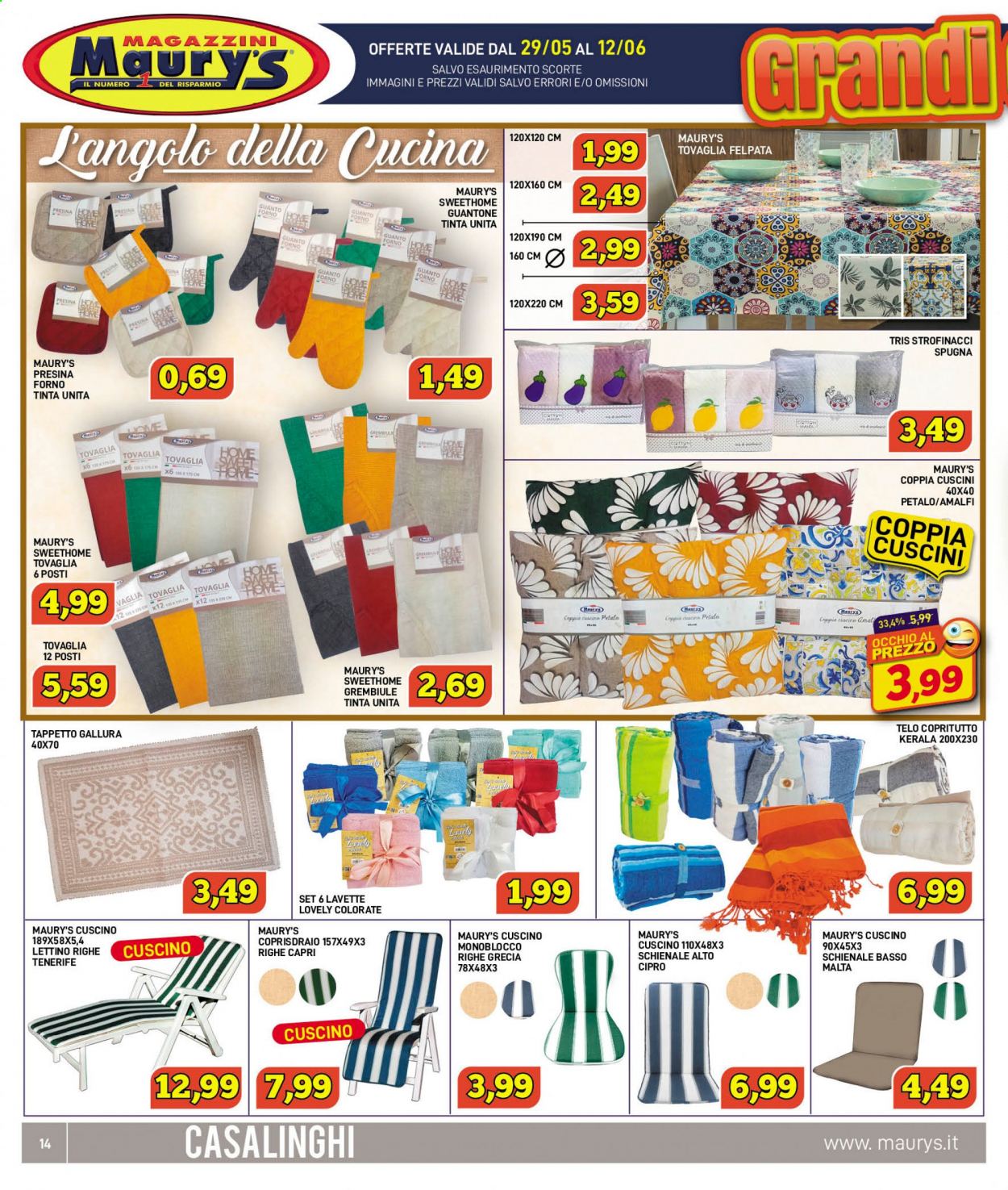 Volantino Maury's - 29/5/2021 - 12/6/2021. Pagina 14