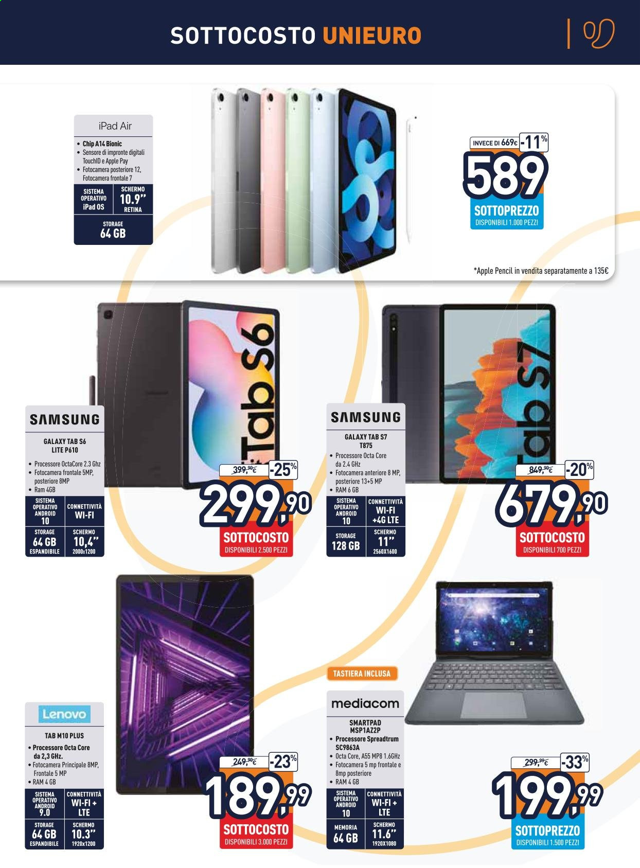 Volantino Unieuro - 28/5/2021 - 6/6/2021. Pagina 9