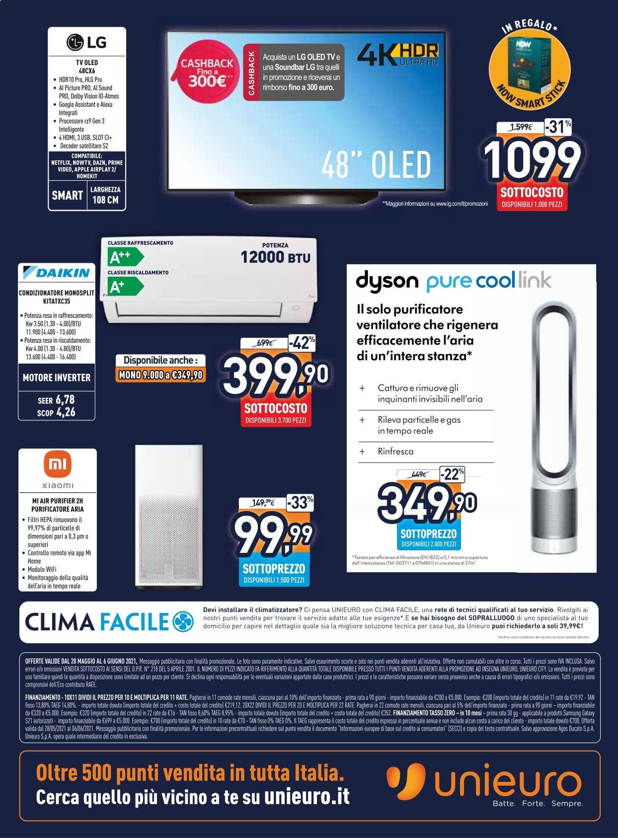 Volantino Unieuro - 28/5/2021 - 6/6/2021. Pagina 17