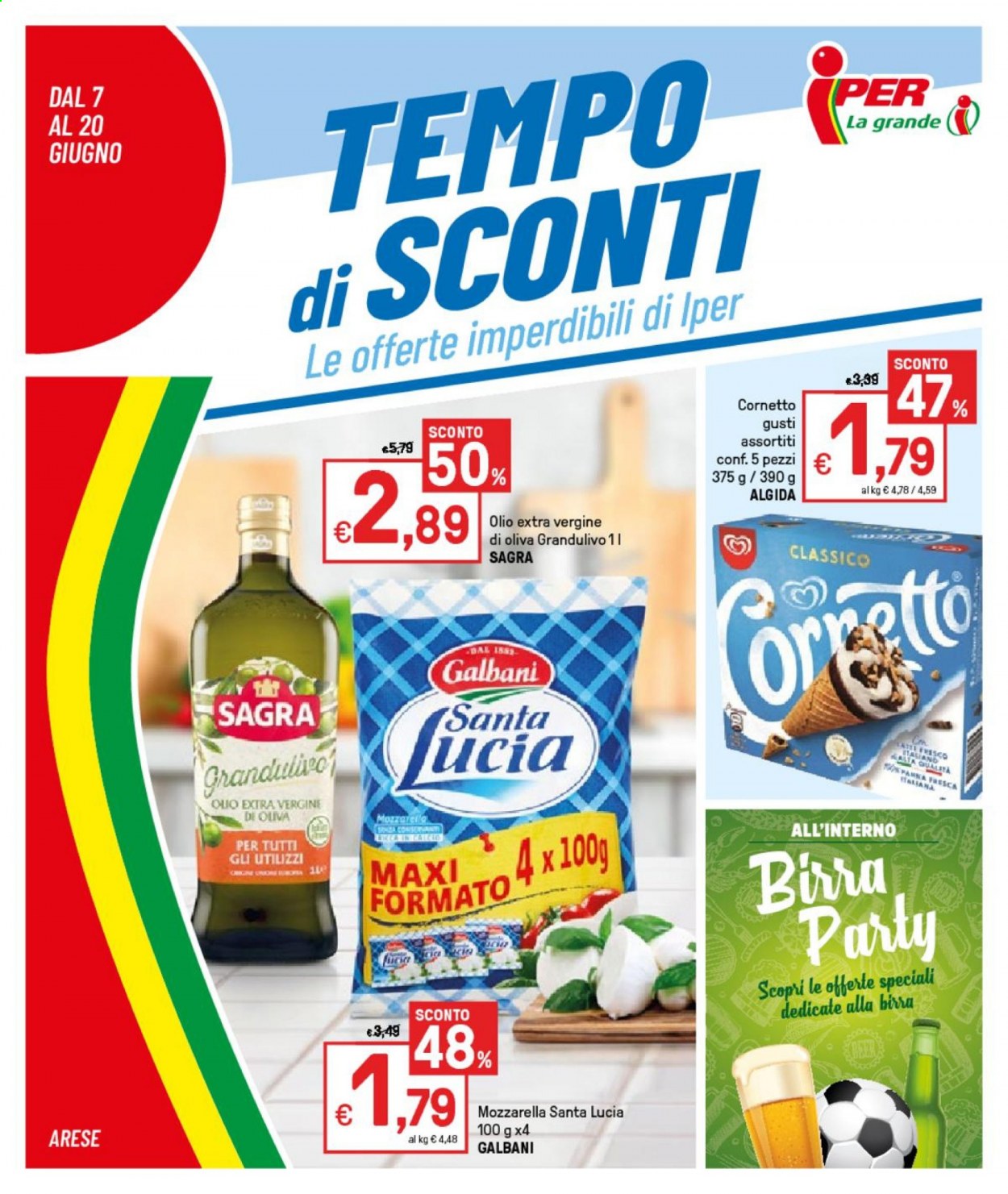 Volantino Iper, La grande i - 7/6/2021 - 20/6/2021. Pagina 1