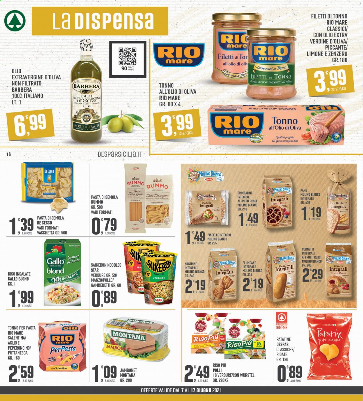 Volantino Eurospar - 7/6/2021 - 17/6/2021. Pagina 16