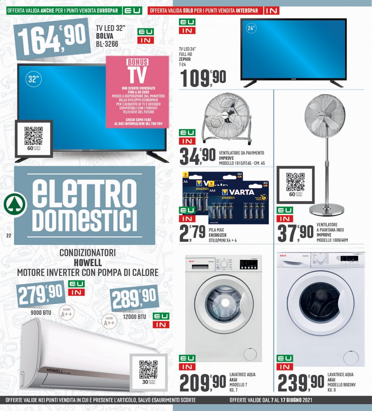 Volantino Eurospar - 7/6/2021 - 17/6/2021. Pagina 22