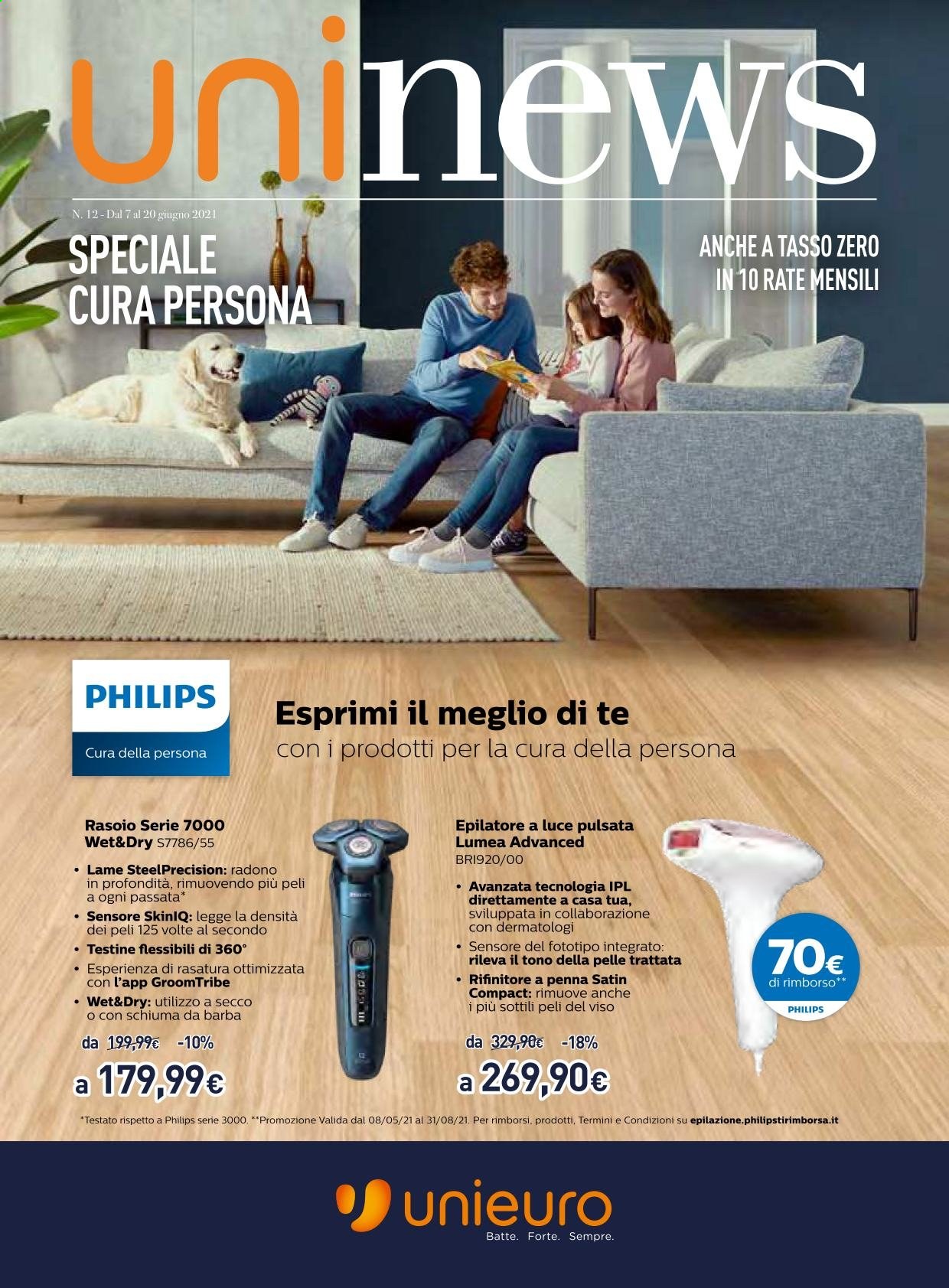 Volantino Unieuro - 7/6/2021 - 20/6/2021. Pagina 1