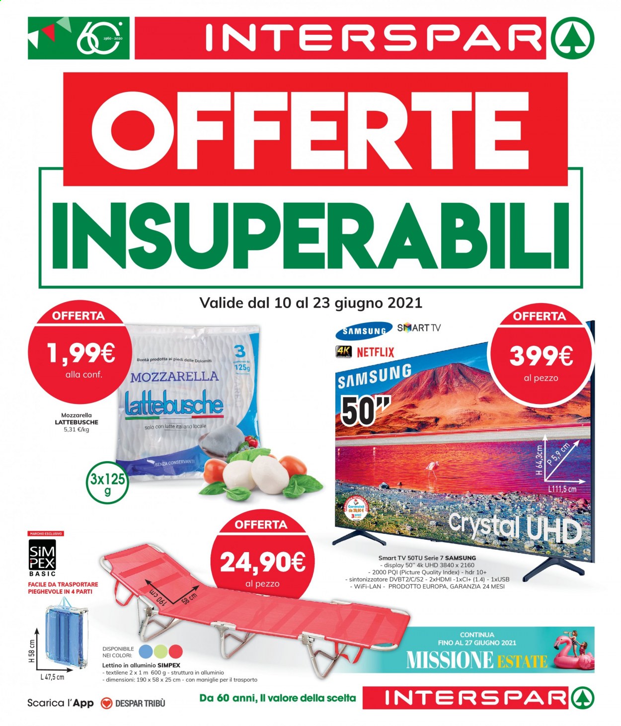 Volantino Interspar - 10/6/2021 - 23/6/2021. Pagina 1