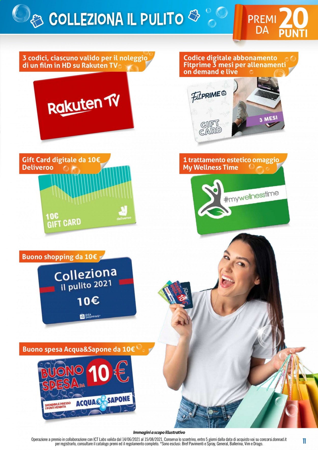 Volantino Acqua & Sapone - 14/6/2021 - 15/8/2021. Pagina 11