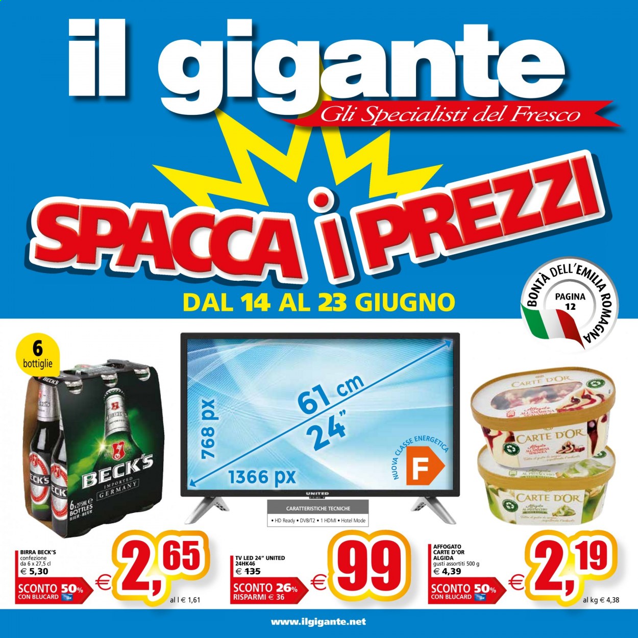 Volantino Il Gigante - 14/6/2021 - 23/6/2021. Pagina 1