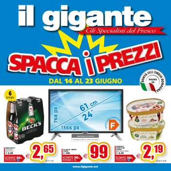 Volantino Il Gigante - 14.6.2021 - 23.6.2021.