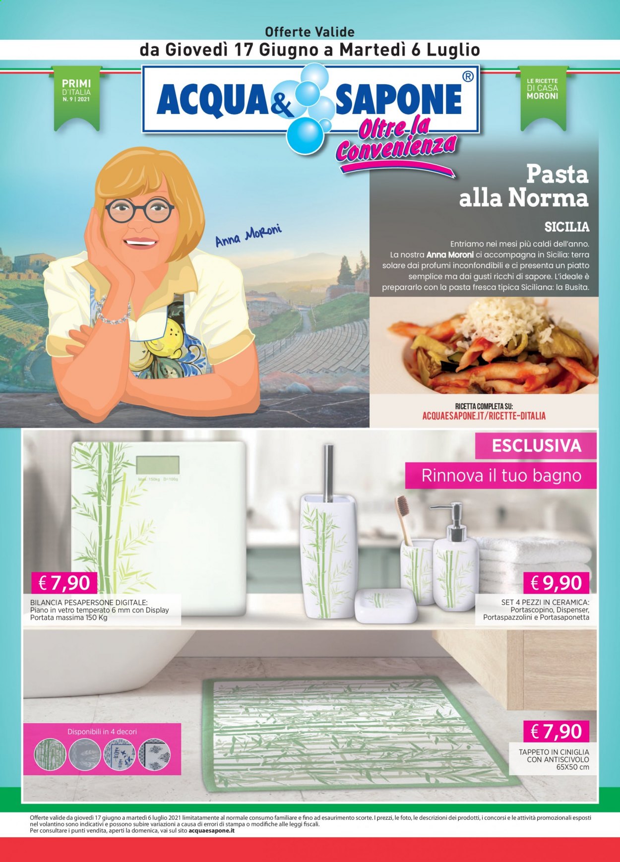 Volantino Acqua & Sapone - 17/6/2021 - 6/7/2021. Pagina 1