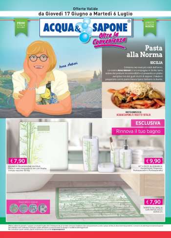 Volantino Acqua & Sapone - 17.6.2021 - 6.7.2021.