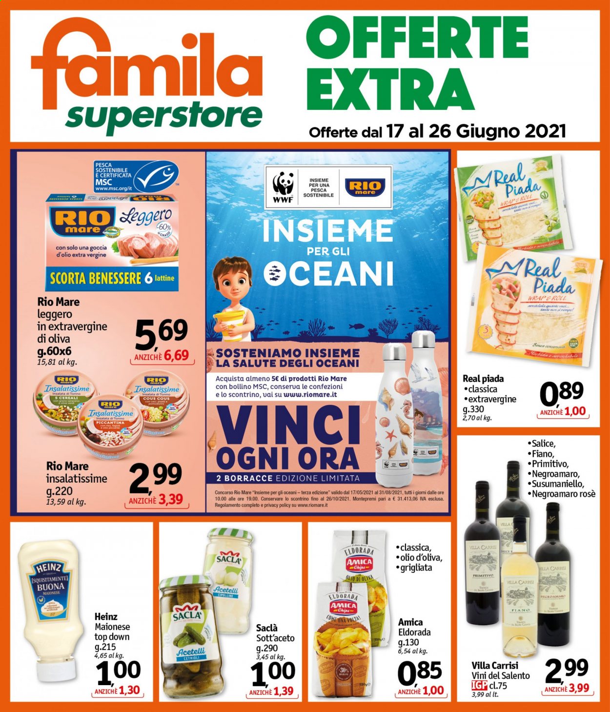 Volantino Famila - 17/6/2021 - 26/6/2021. Pagina 24