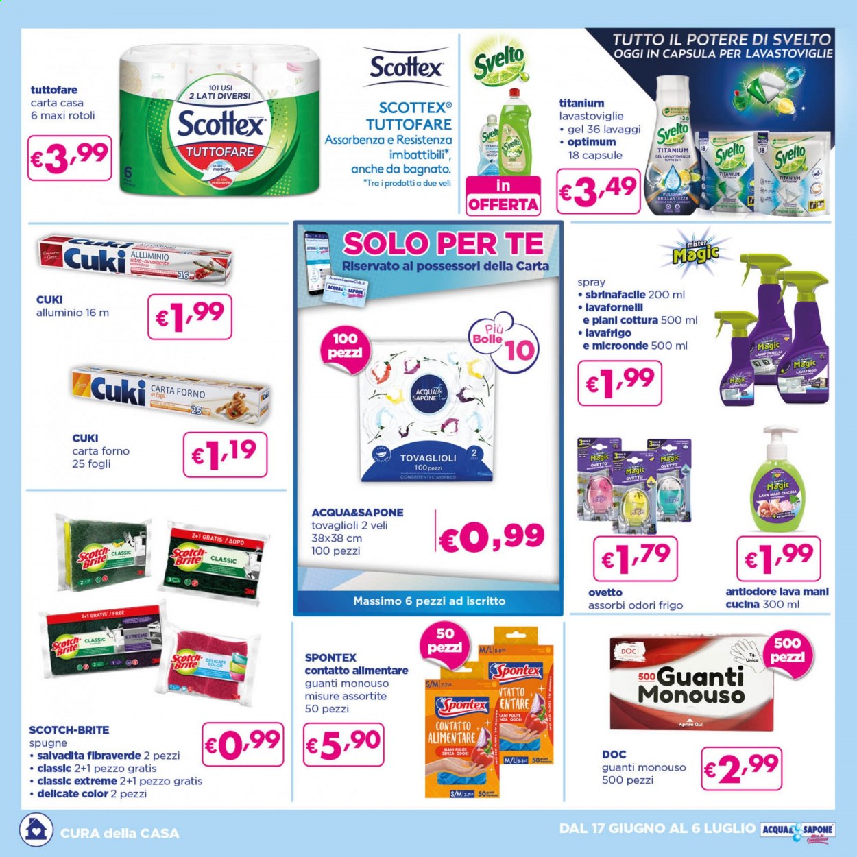 Volantino Acqua & Sapone - 17/6/2021 - 6/7/2021. Pagina 4