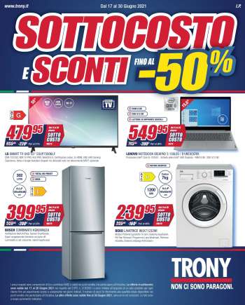 Volantino Trony - 17.6.2021 - 30.6.2021.