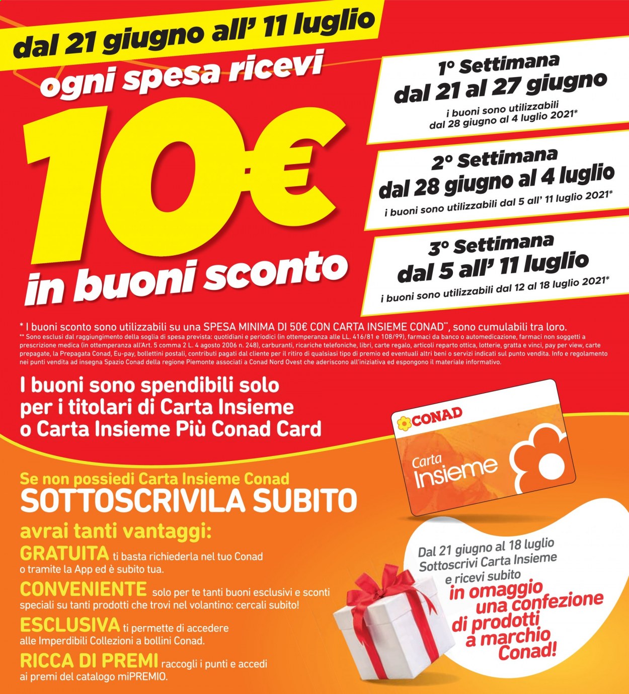 Volantino Conad - 21/6/2021 - 4/7/2021. Pagina 2