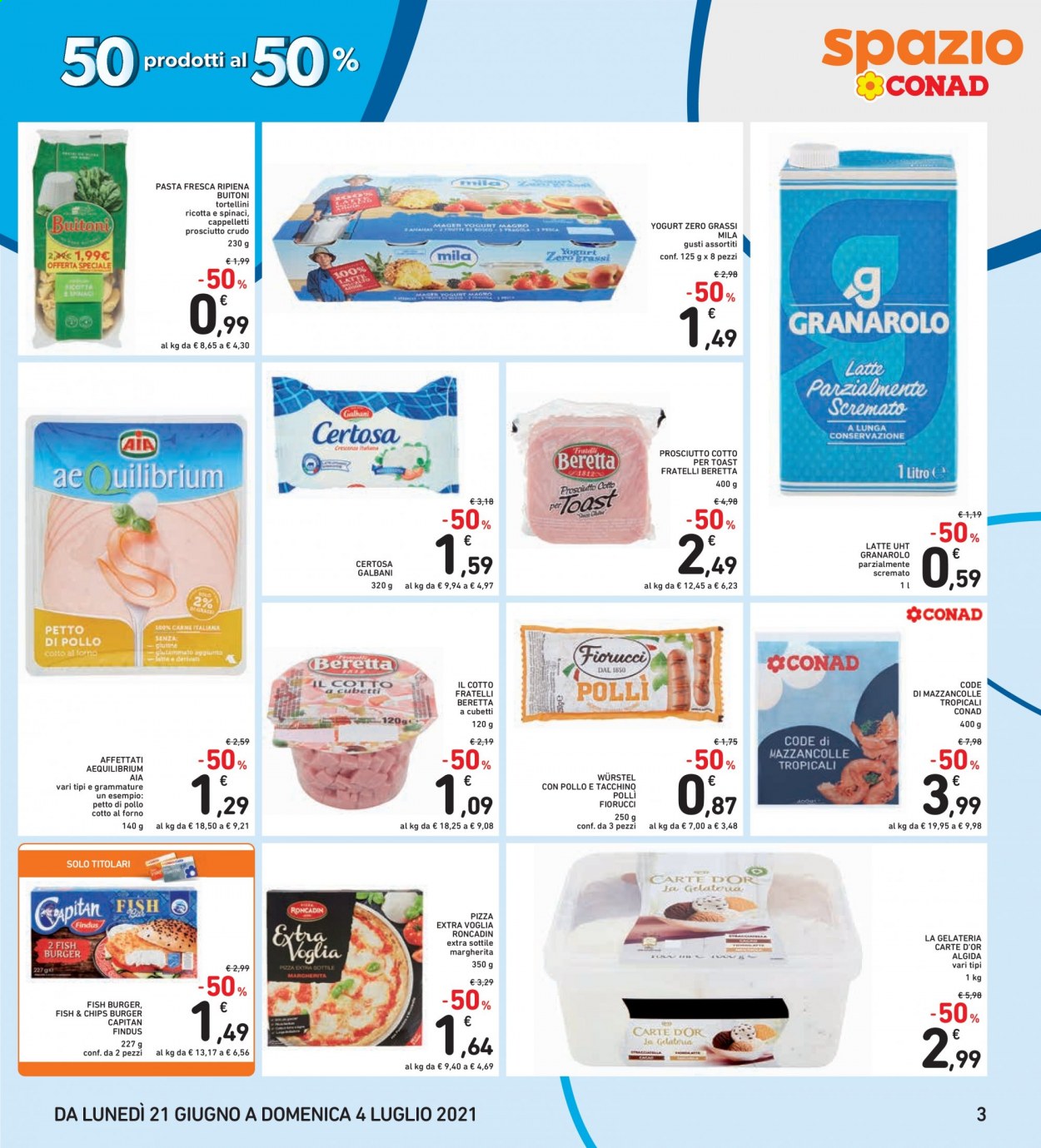 Volantino Conad - 21/6/2021 - 4/7/2021. Pagina 3