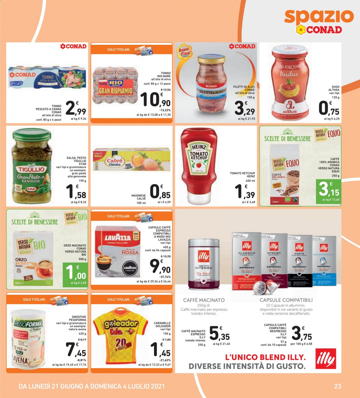 Volantino Conad - 21/6/2021 - 4/7/2021. Pagina 23