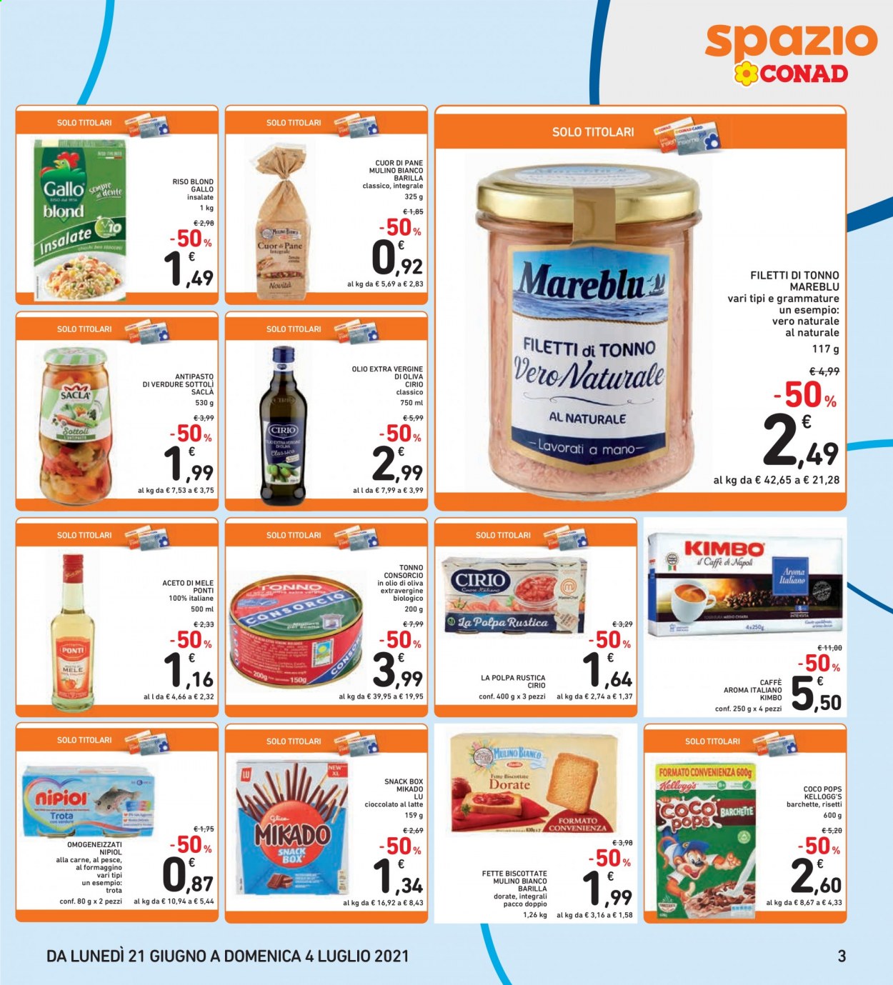 Volantino Conad - 21/6/2021 - 4/7/2021. Pagina 3