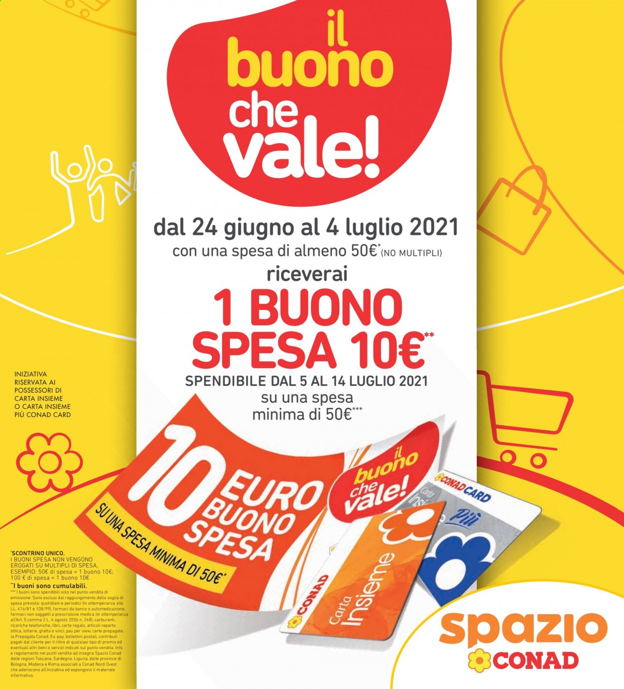 Volantino Conad - 21/6/2021 - 4/7/2021. Pagina 6