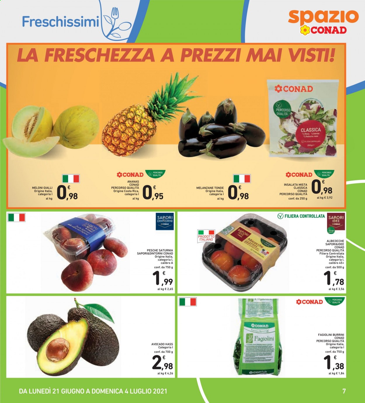 Volantino Conad - 21/6/2021 - 4/7/2021. Pagina 7