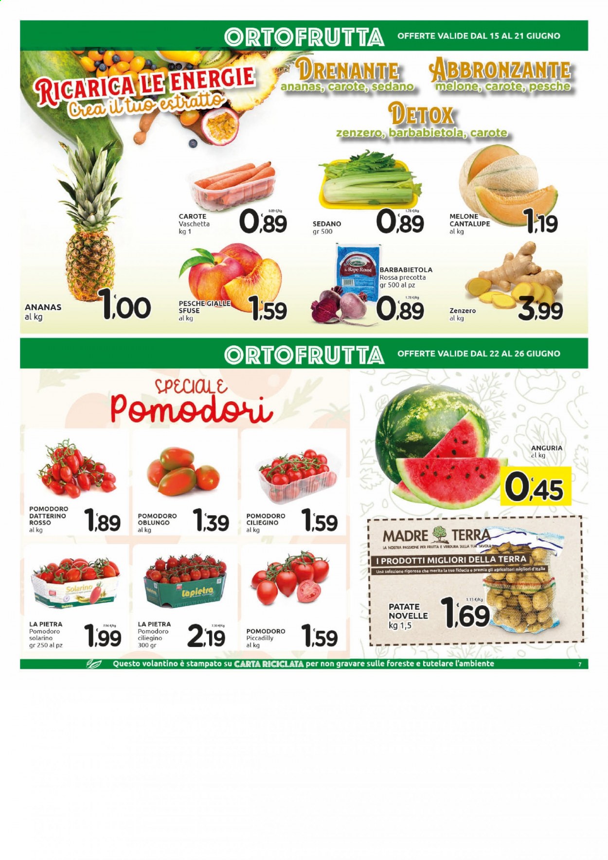 Volantino Carrefour - 15/6/2021 - 26/6/2021. Pagina 7