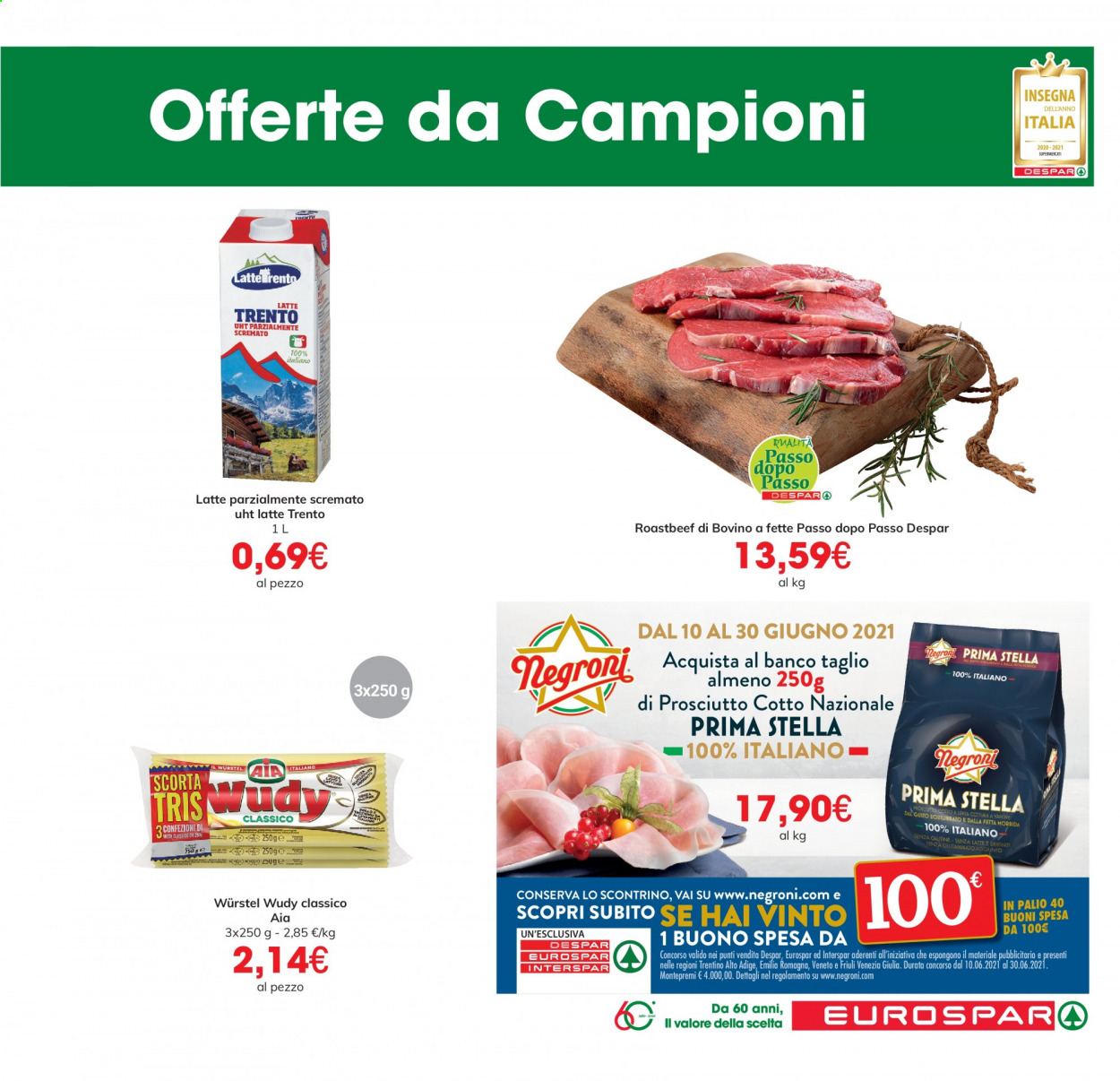 Volantino Eurospar - 17/6/2021 - 30/6/2021. Pagina 9