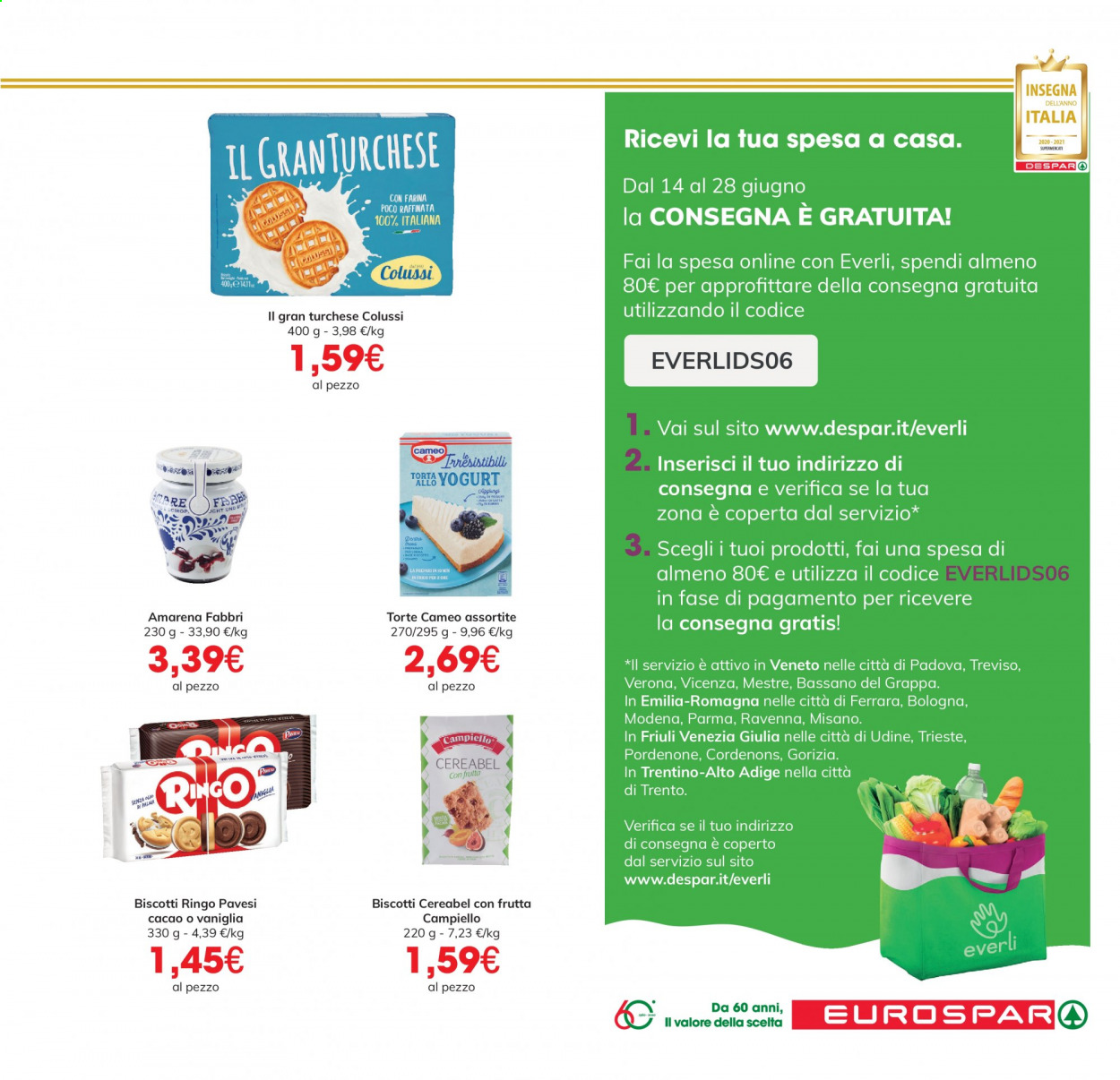 Volantino Eurospar - 17/6/2021 - 30/6/2021. Pagina 25