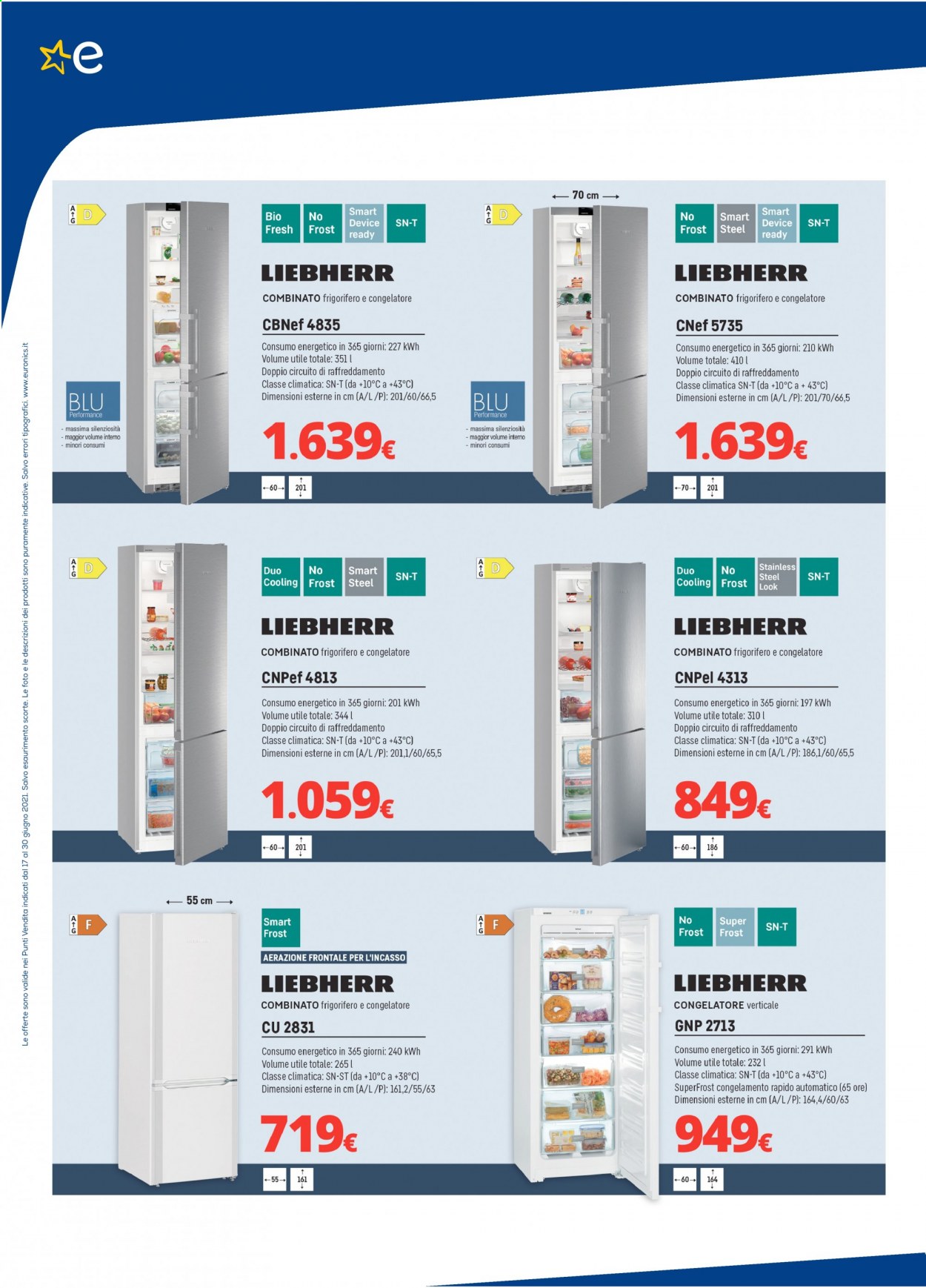 Volantino Euronics - 17/6/2021 - 30/6/2021. Pagina 21