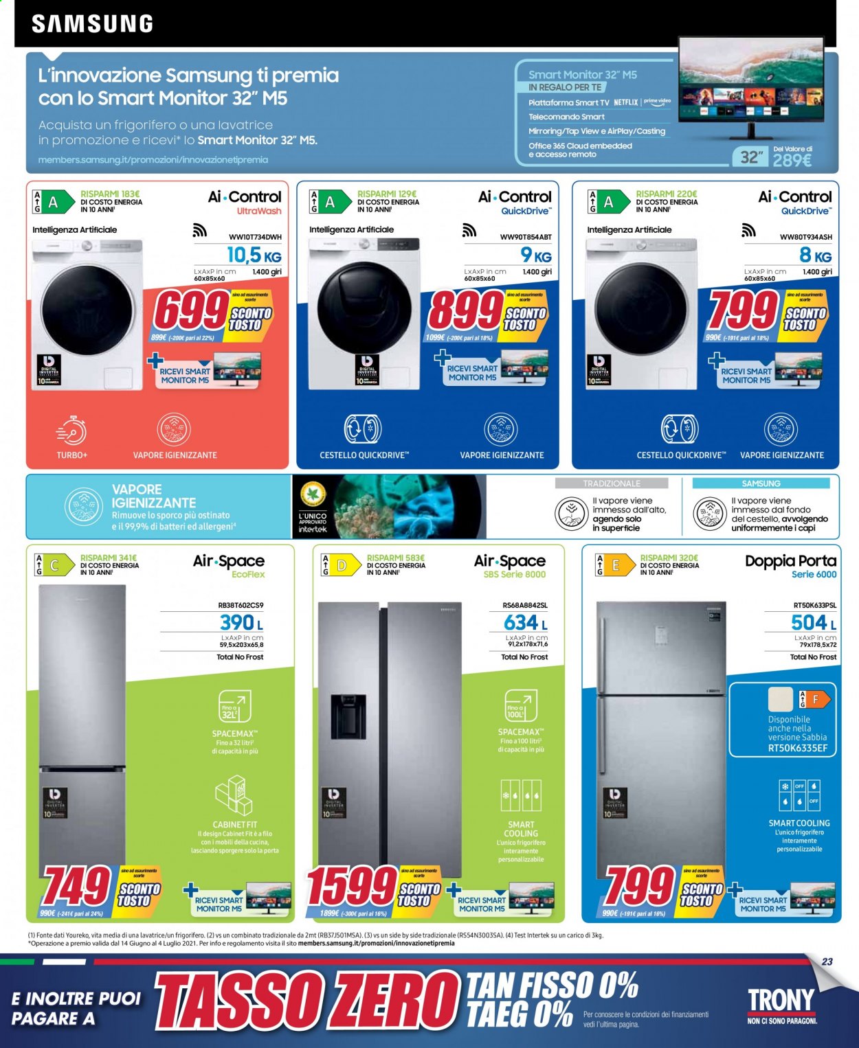 Volantino Trony - 18/6/2021 - 27/6/2021. Pagina 23