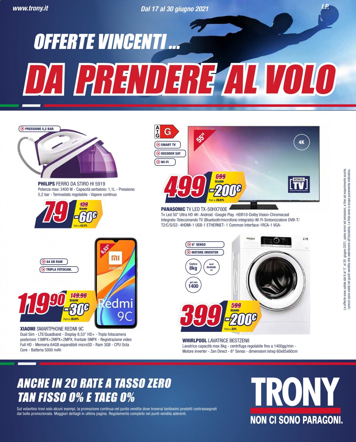 Volantino Trony - 17/6/2021 - 30/6/2021. Pagina 1