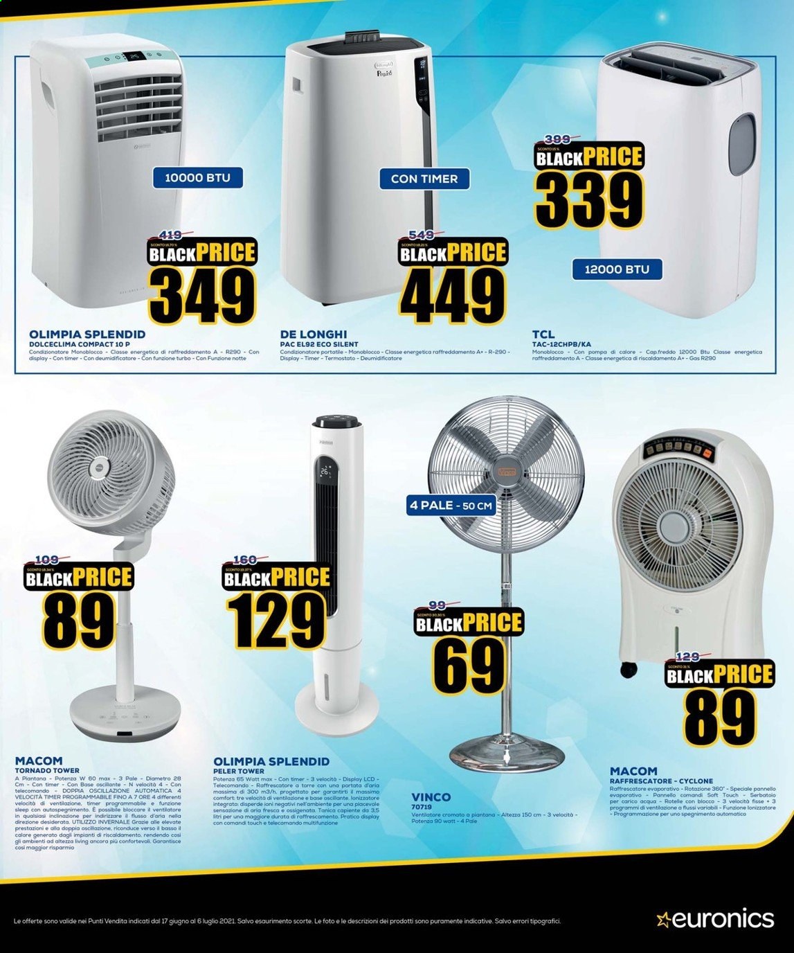 Volantino Euronics - 17/6/2021 - 6/7/2021. Pagina 23