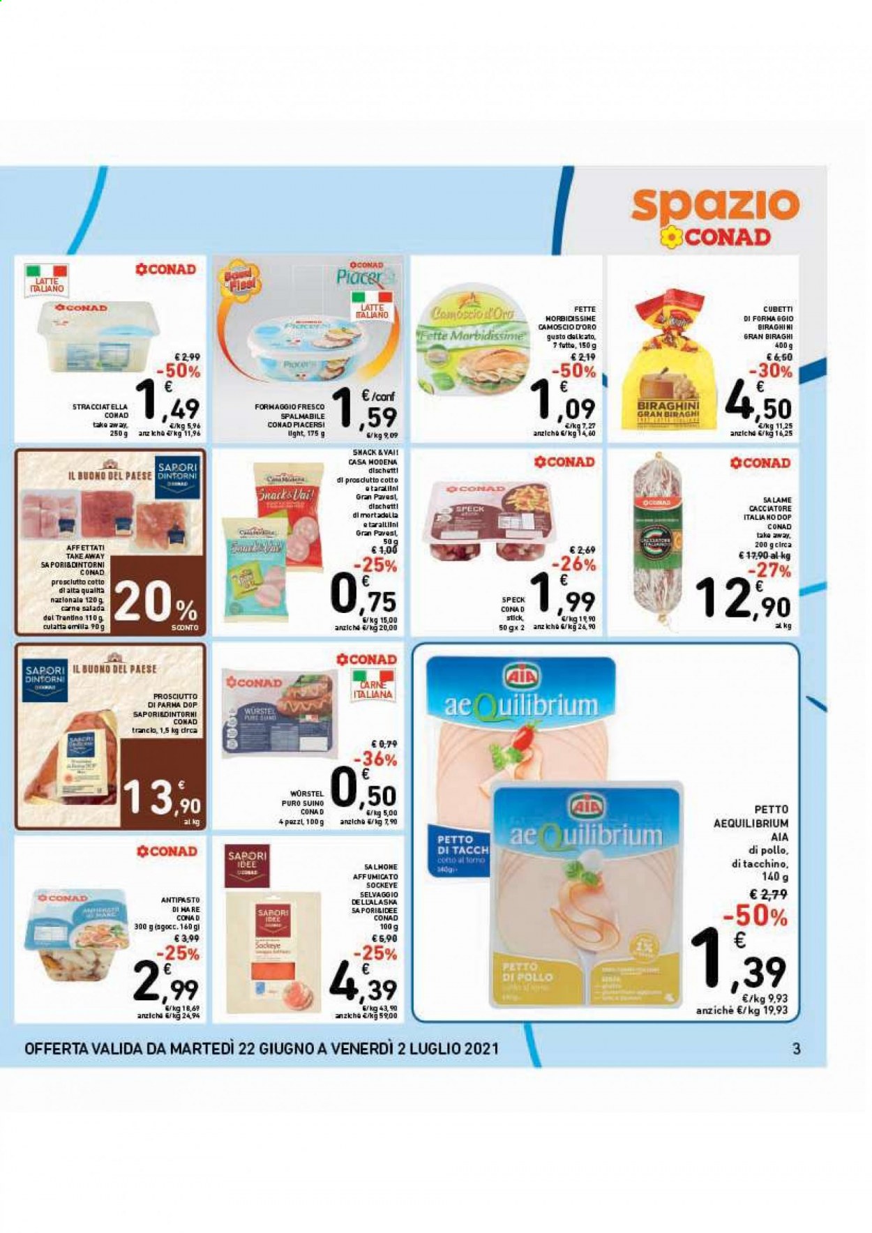 Volantino Conad - 22/6/2021 - 2/7/2021. Pagina 3