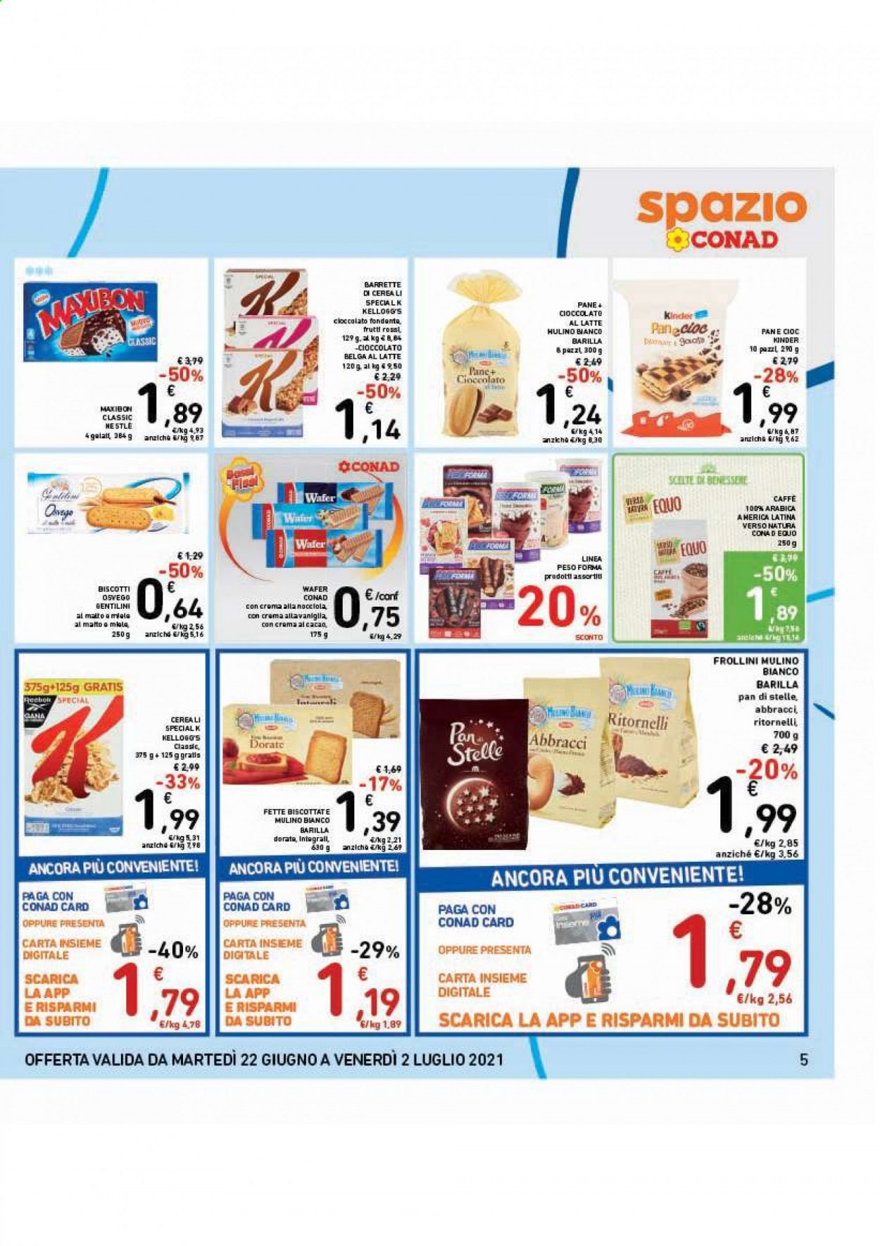Volantino Conad - 22/6/2021 - 2/7/2021. Pagina 5