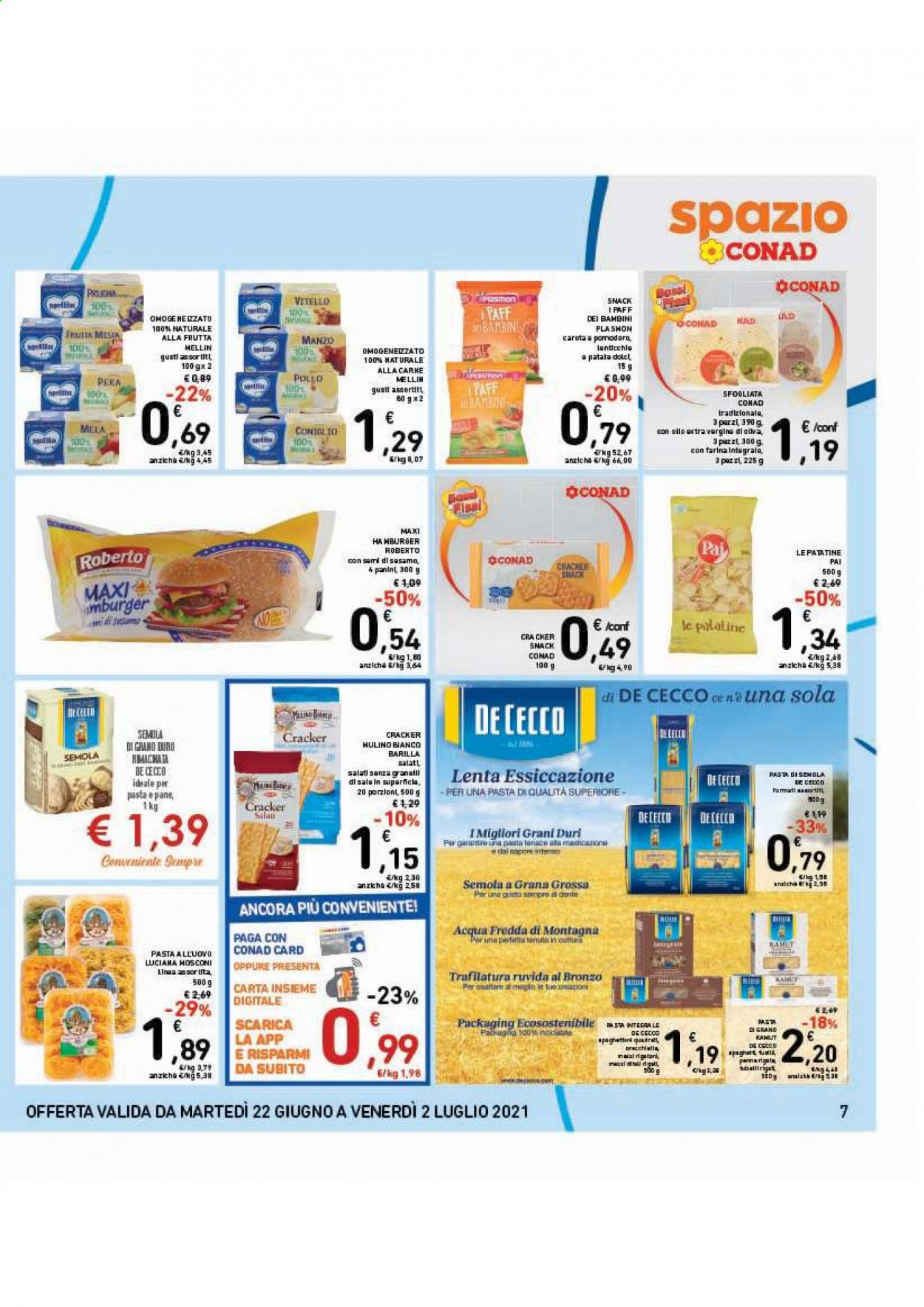 Volantino Conad - 22/6/2021 - 2/7/2021. Pagina 7