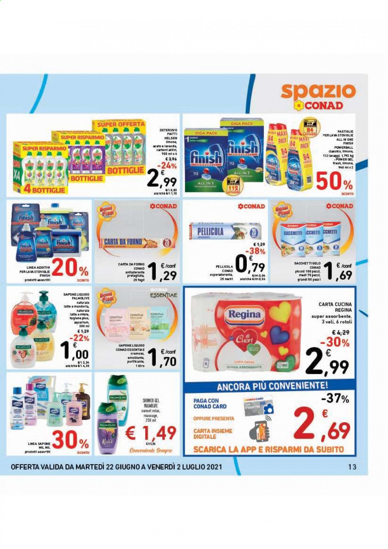 Volantino Conad - 22/6/2021 - 2/7/2021. Pagina 13