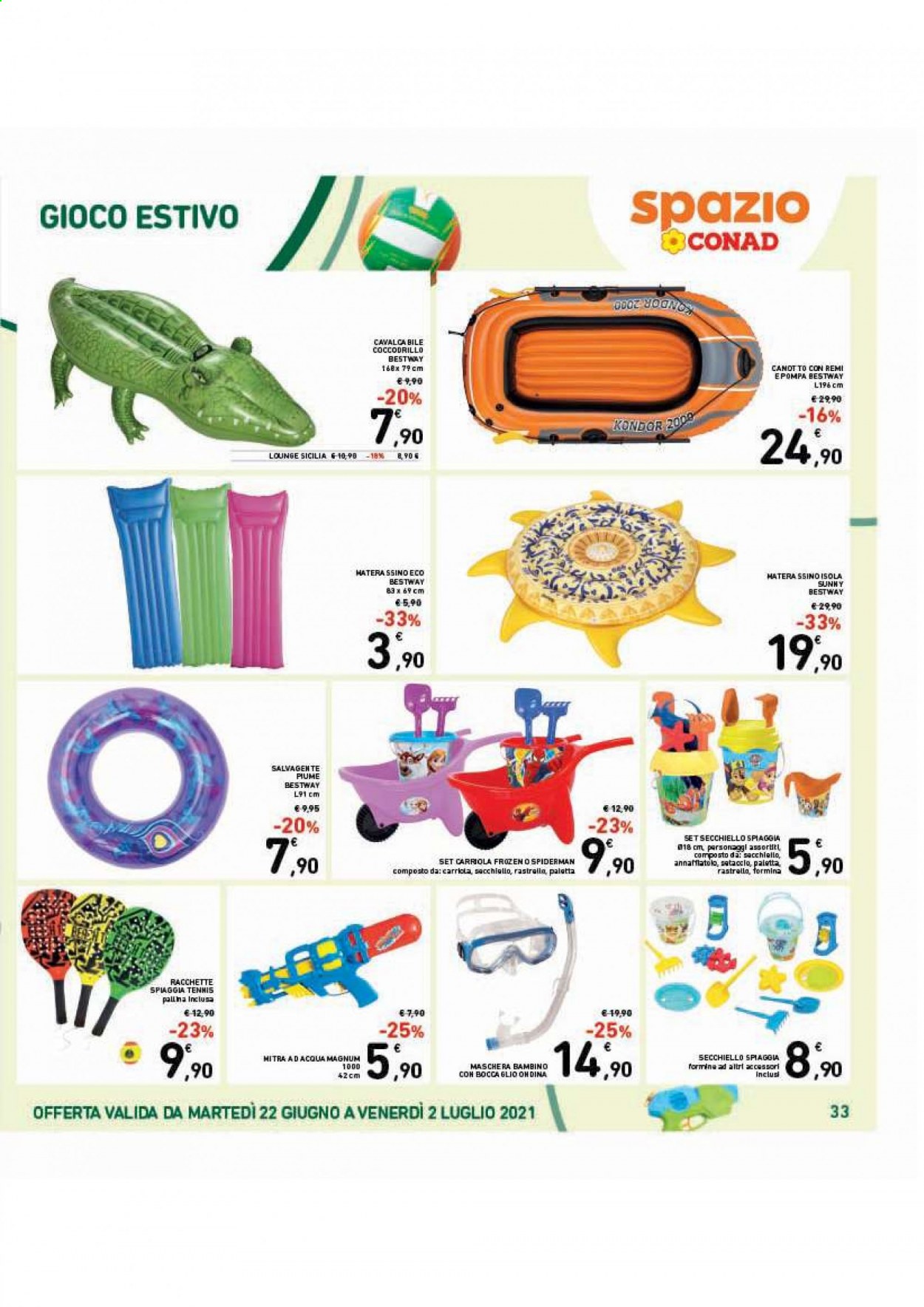Volantino Conad - 22/6/2021 - 2/7/2021. Pagina 33