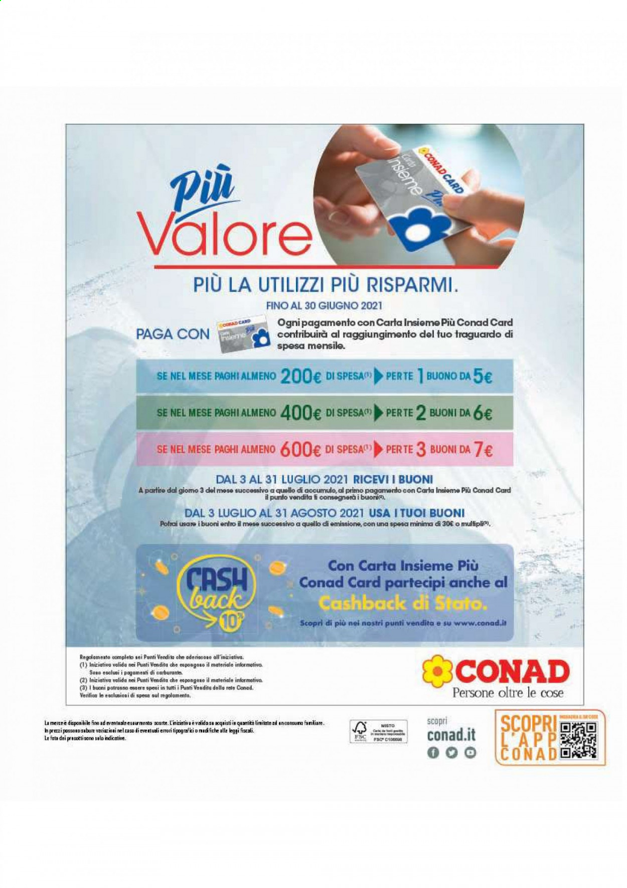 Volantino Conad - 22/6/2021 - 2/7/2021. Pagina 40
